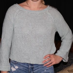 Free people crop sweatshirt